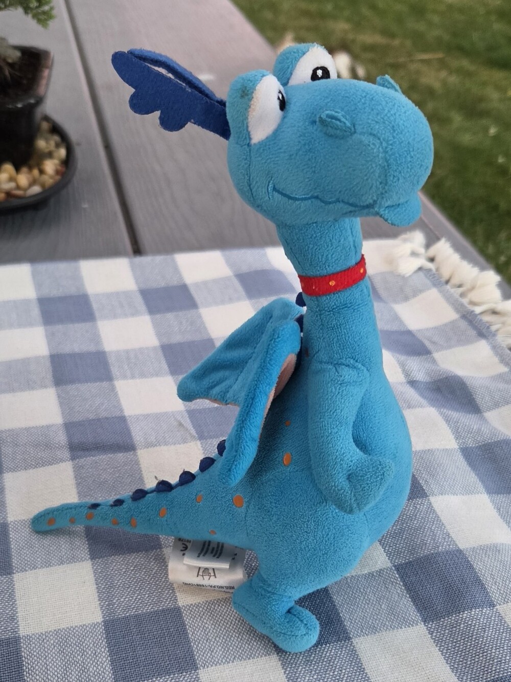 Disney Blue Plush Dragon Stuffed Animal, Doc Mcstuffins "Stuffy"